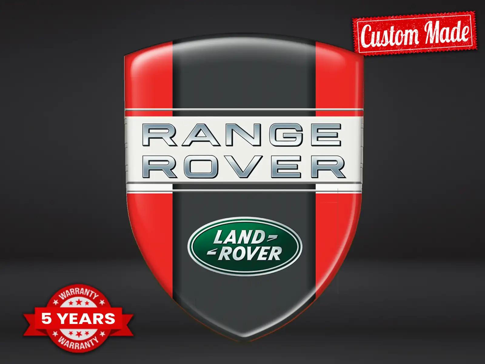 Land Rover Logosticker Sportlich Hochwertig Professionell Gedruckt